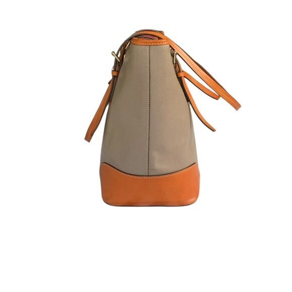 Dooney & Bourke Claremont Dover Large Tote Pebble Grain Leather Womens Satchel - Picture 7 of 16